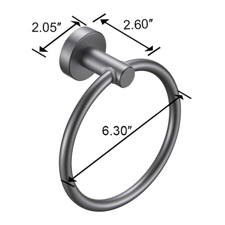 mlnshops Round Bathroom Hand Towel Ring Holder