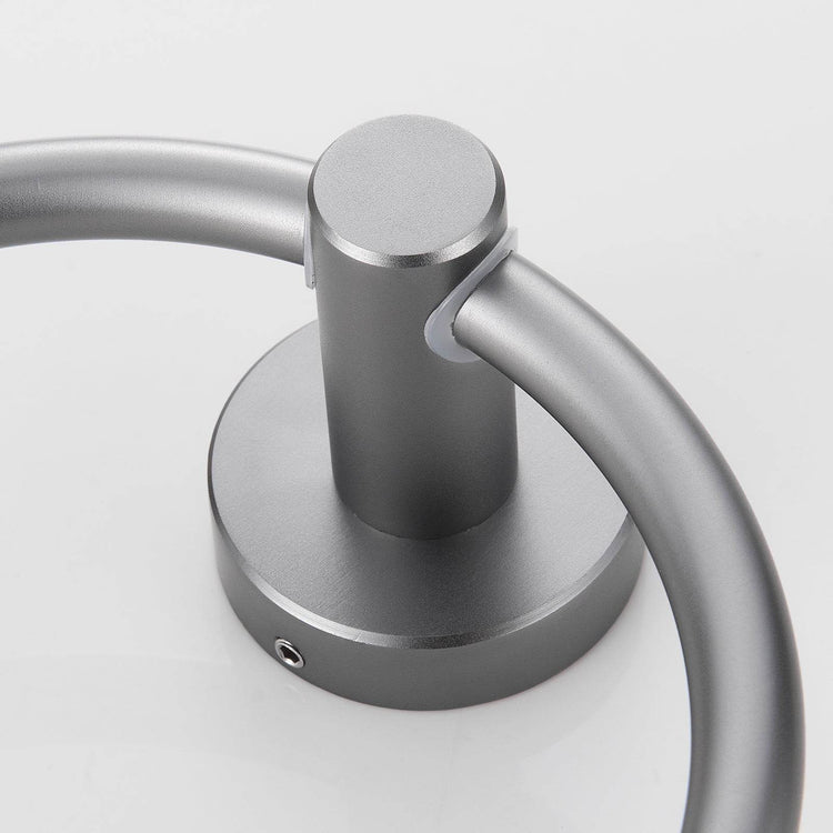 mlnshops Round Bathroom Hand Towel Ring Holder