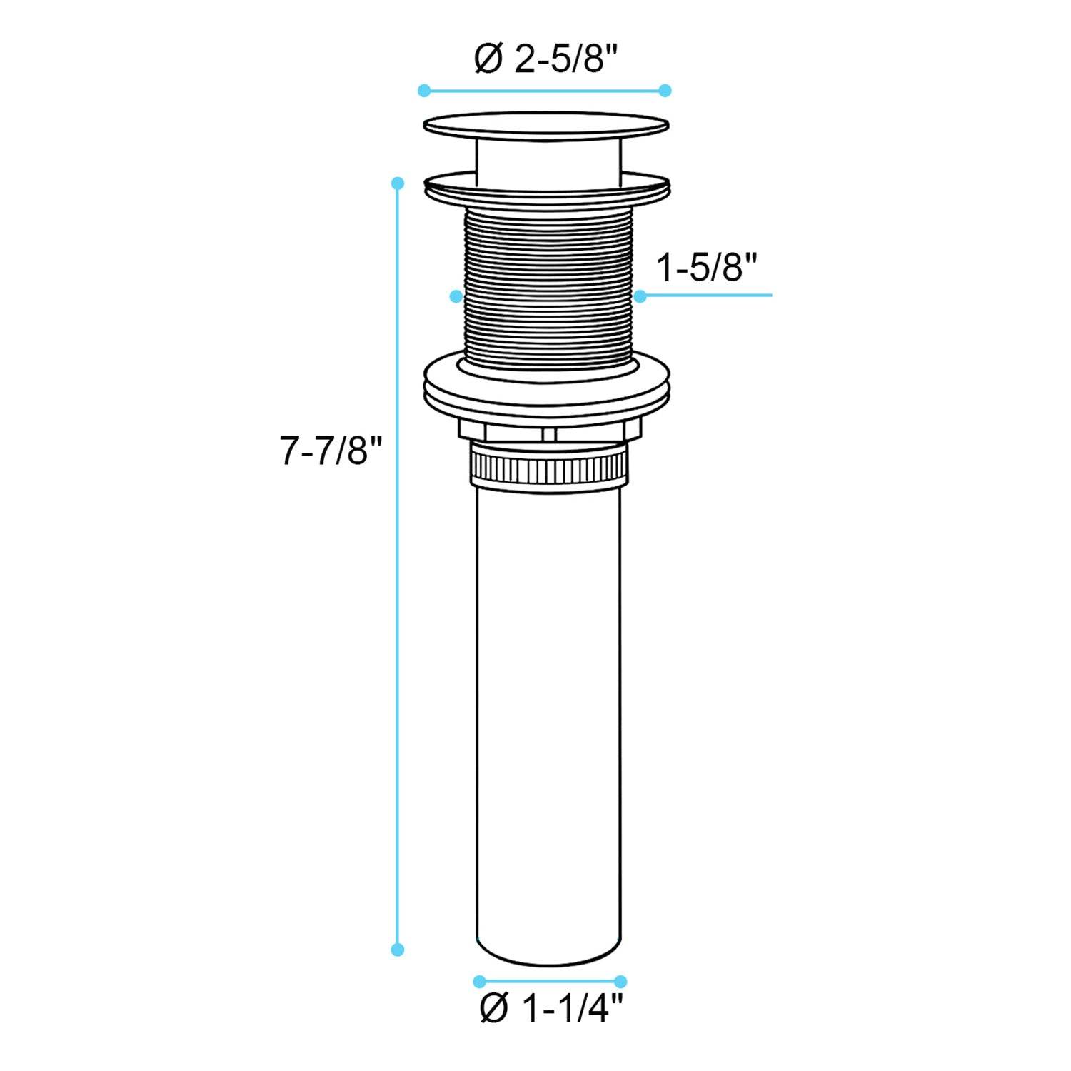 MLNshops Bathroom Sink Drain Stopper - Durable Metal