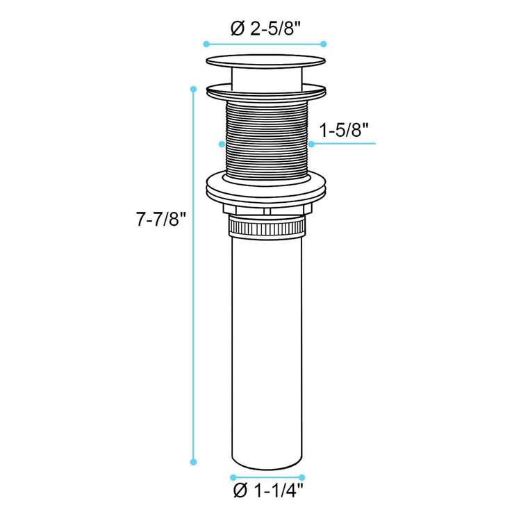 MLNshops Bathroom Sink Drain Stopper - Durable Metal