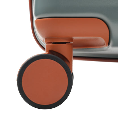 Luggage Sets 5 Piece with Front Opening , Hardside Expandable Carry on Suitcase with Spinner Wheels TSA Lock USB Port Cup Holder Duffel Bag and Toiletry Bag