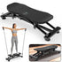 Sliding Ski Simulator with Resistance Bands - Indoor Skiing Fitness 