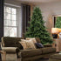 Full-shaped 4 ft Christmas tree in a living room