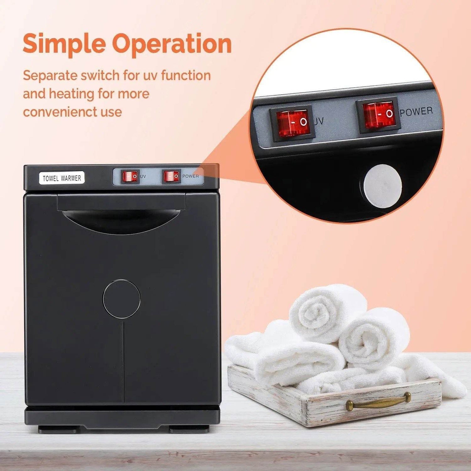 MLNshops Beauty Salon Towel Heating Cabinet