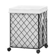 mlnshops Laundry Hamper with Detachable Lining & Wheels