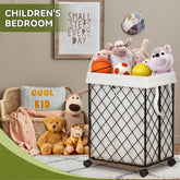 mlnshops Laundry Hamper with Detachable Lining & Wheels