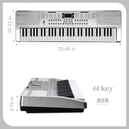 MLNshops Beginner Keyboard Bundle with Piano Stand