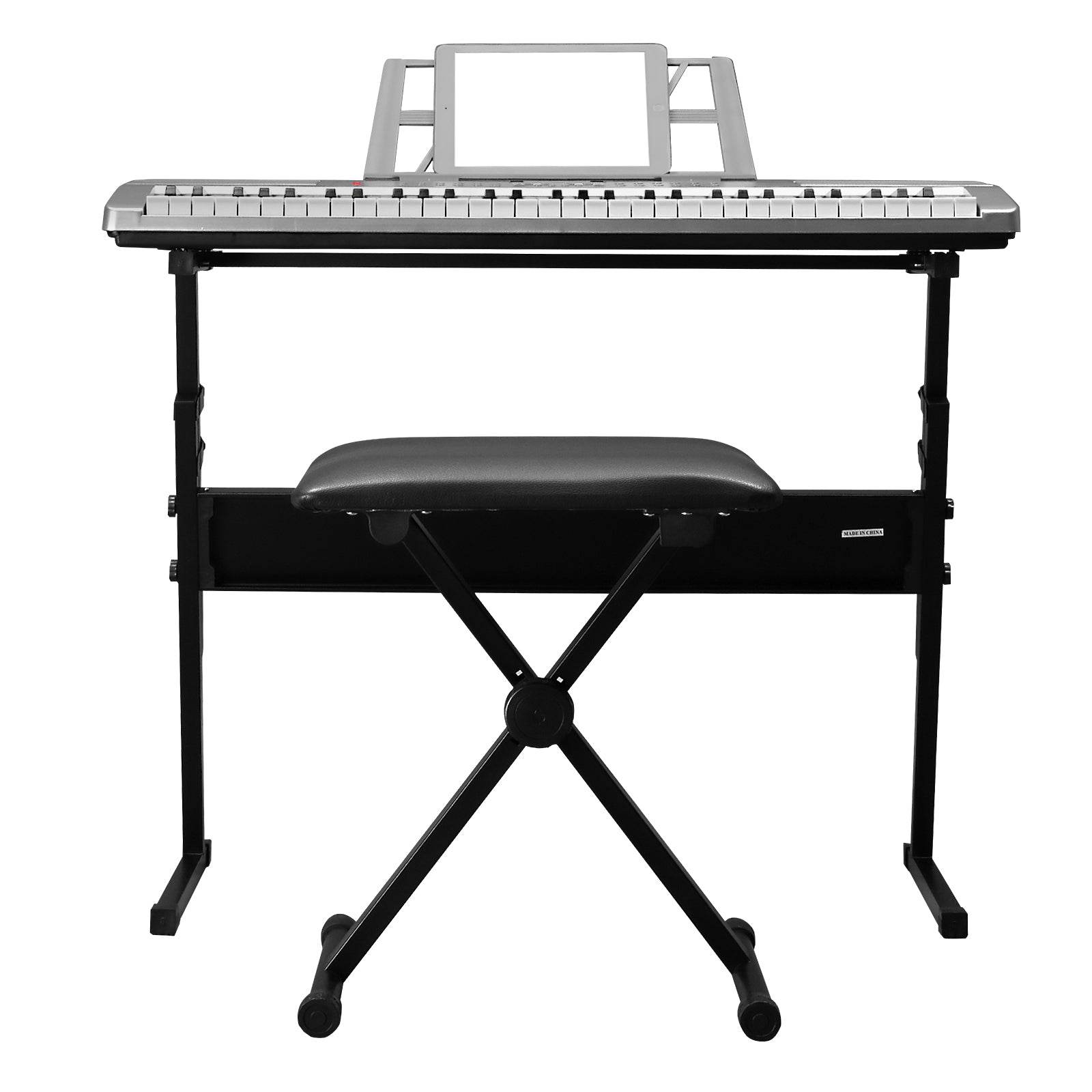 MLNshops Beginner Keyboard Bundle with Piano Stand