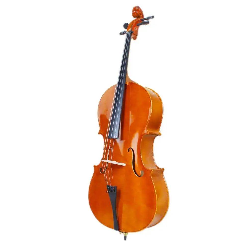 MLNshops Beginner Natural Cello Set with Bow