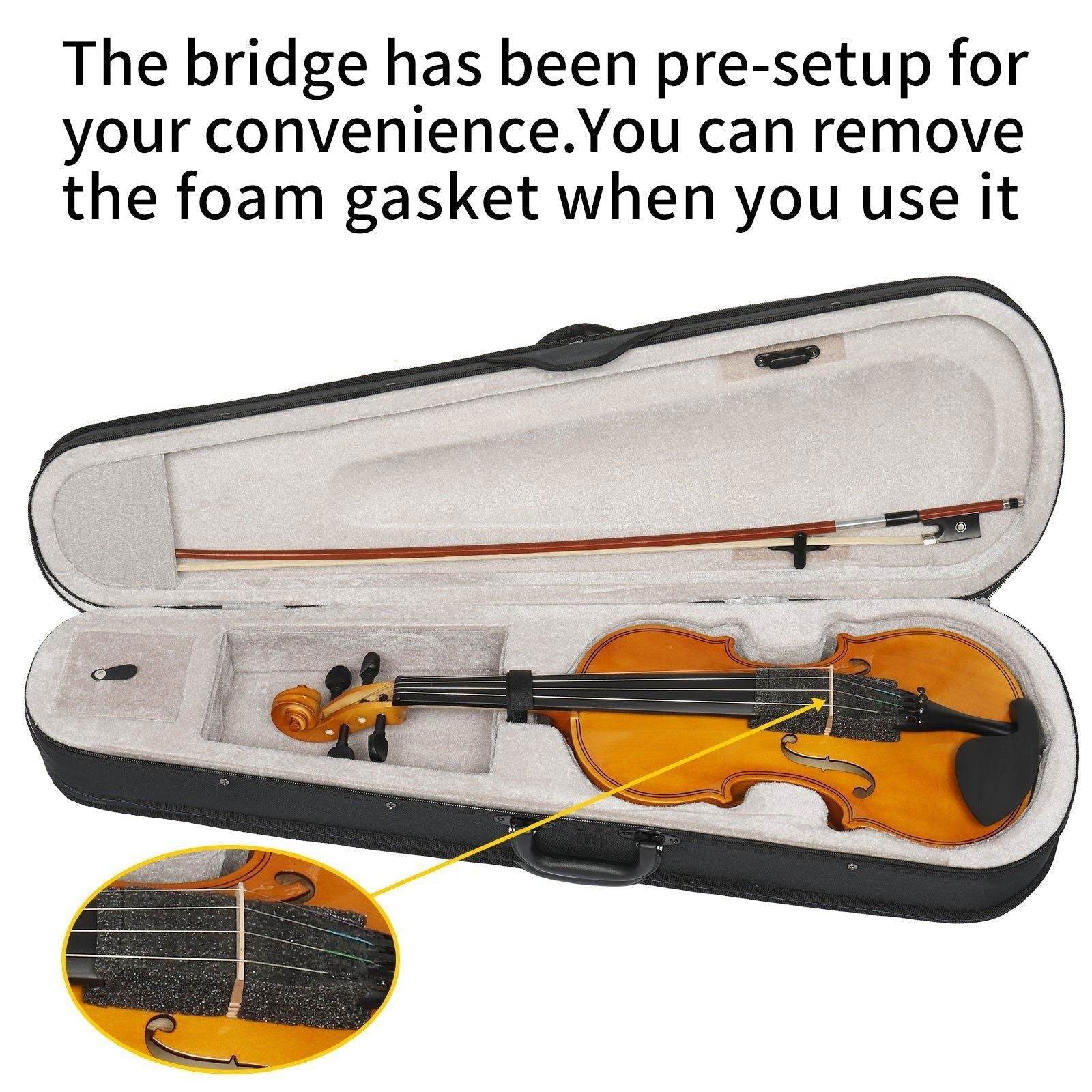 MLNshops Beginner Violin Set for Adults with Case