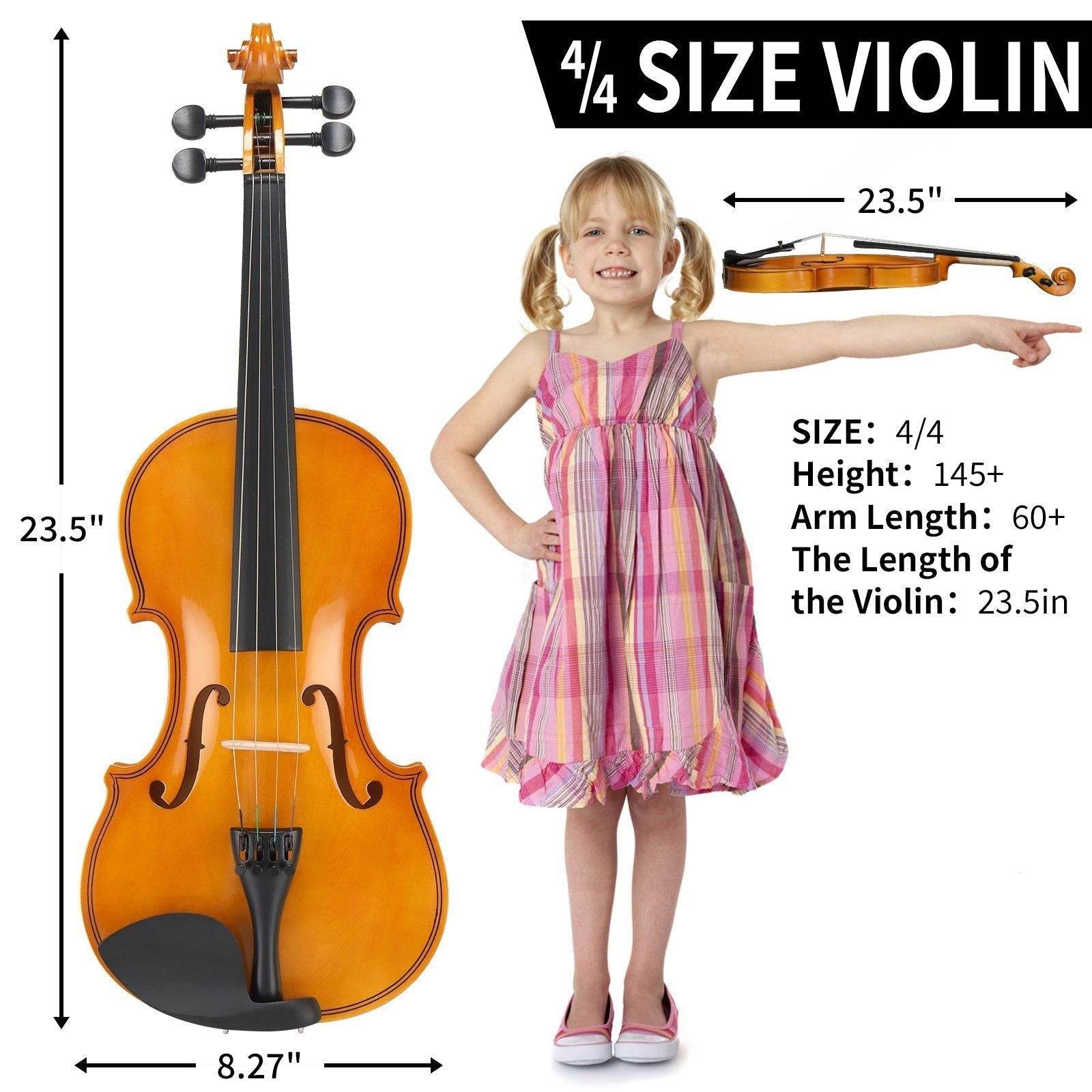 MLNshops Beginner Violin Set for Adults with Case