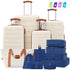 MLNshops 4 Piece Luggage Set with Carry On and Bag Default