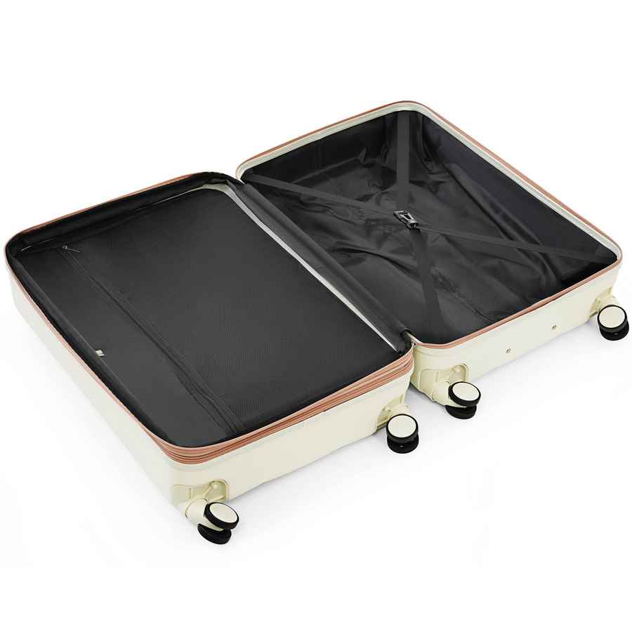 MLNshops Beige Luggage Set with USB Port - Durable & Stylish