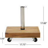 RALPH SQUARE Top-Rated Mobile Patio Umbrella Base - Customer Favorite!