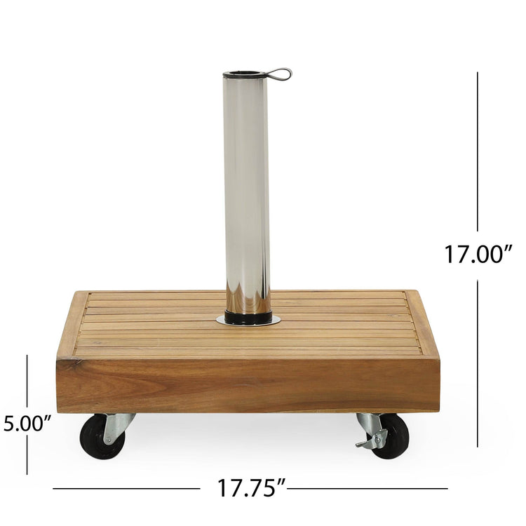 RALPH SQUARE Top-Rated Mobile Patio Umbrella Base - Customer Favorite!