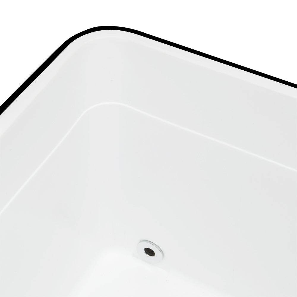 MLNshops Black Box Freezer with Drain for Easy Mobility