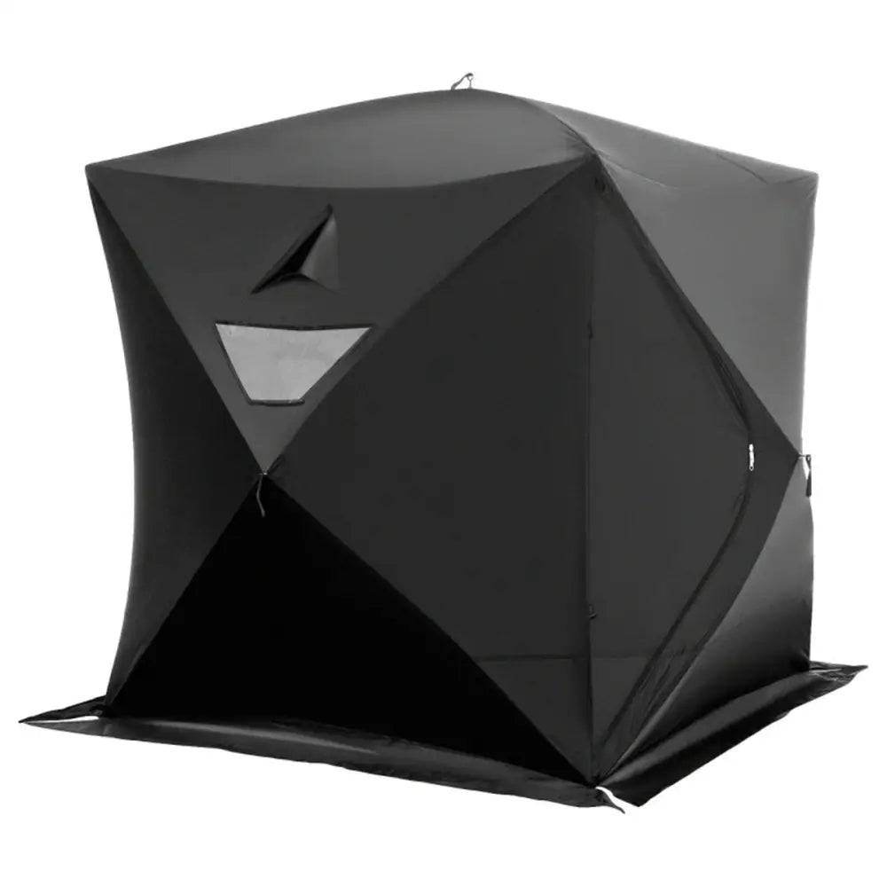 mlnshops Black Foldable Camping Tent for Outdoor Adventures Default Title