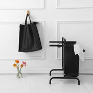 MLNshops Black Laundry Organizer with Dual Compartments