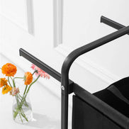 MLNshops Black Laundry Organizer with Dual Compartments