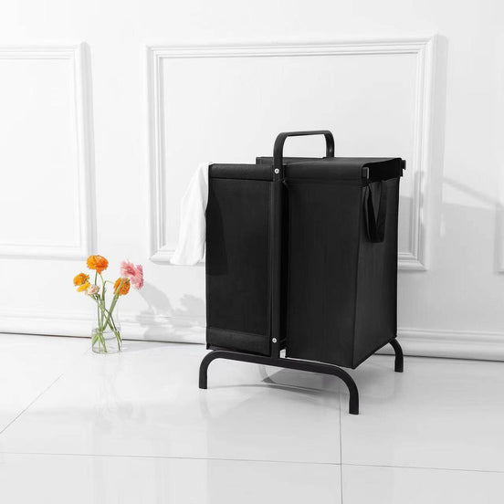 MLNshops Black Laundry Organizer with Dual Compartments Default