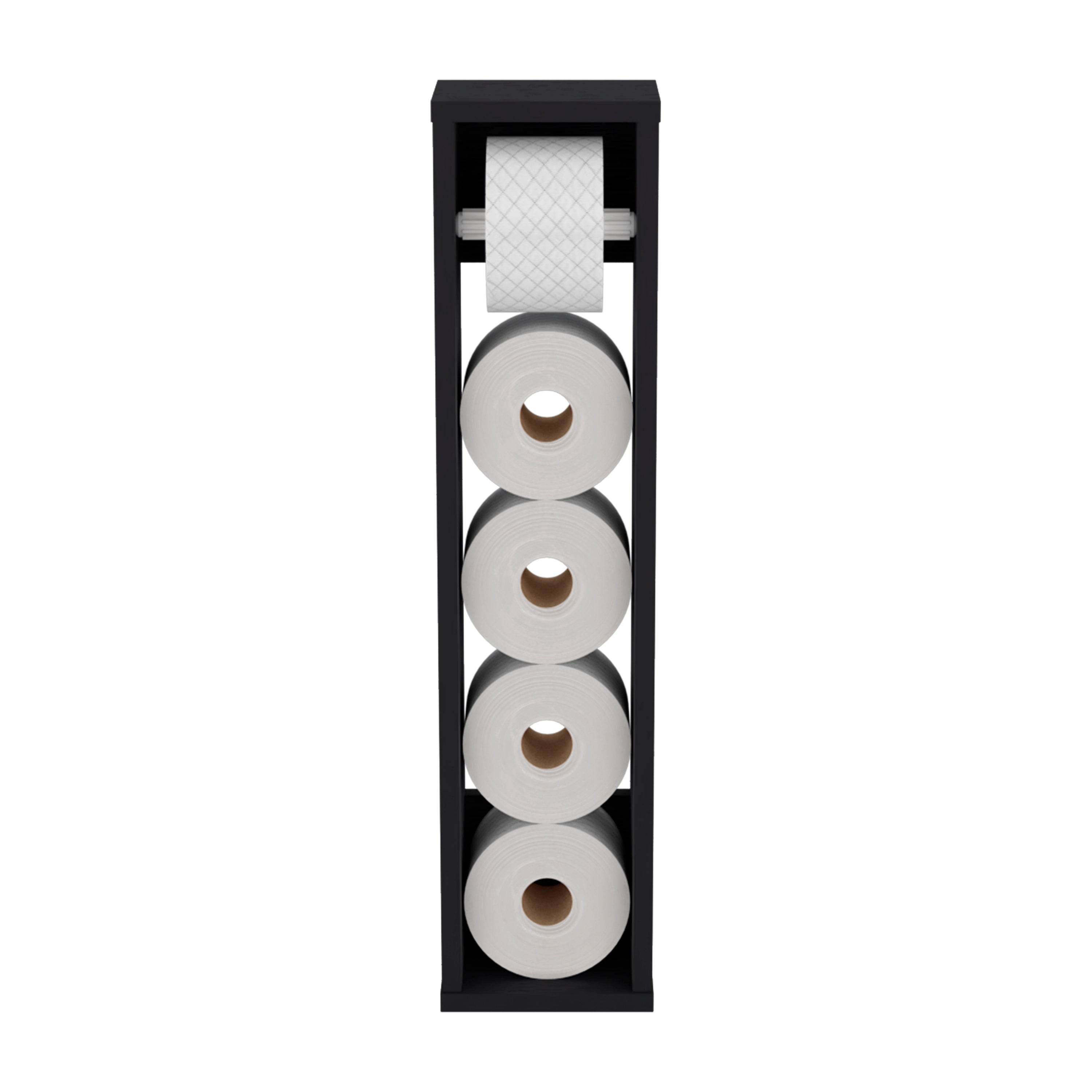 MLNshops Toilet Paper Holder with Shelf and Storage