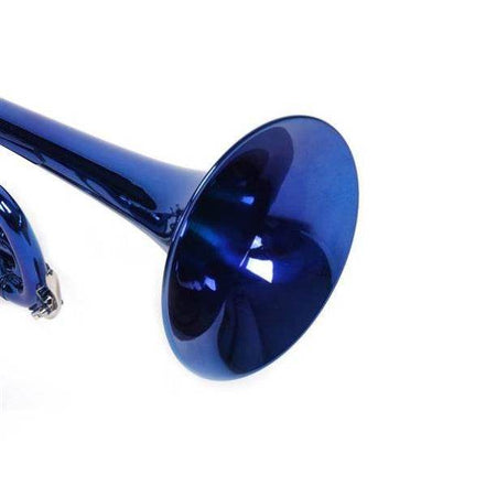 MLNshops Blue Brass B Flat Trumpet for Musicians