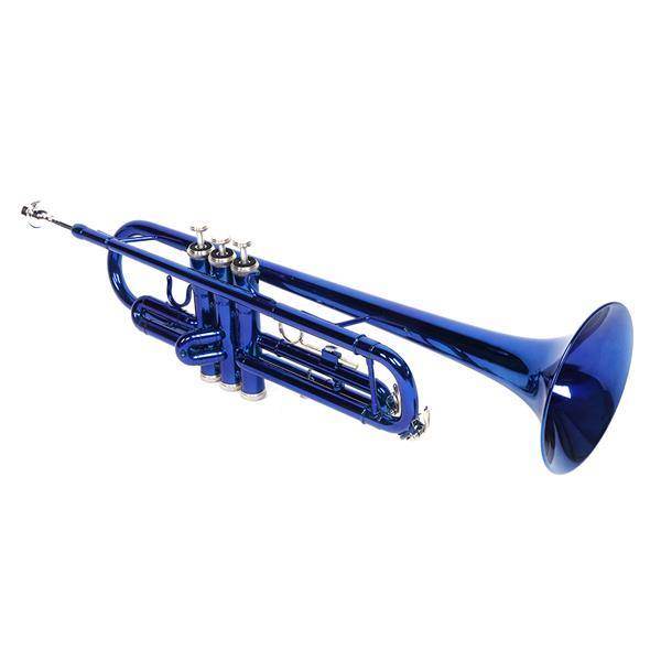 MLNshops Blue Brass B Flat Trumpet for Musicians Default Title