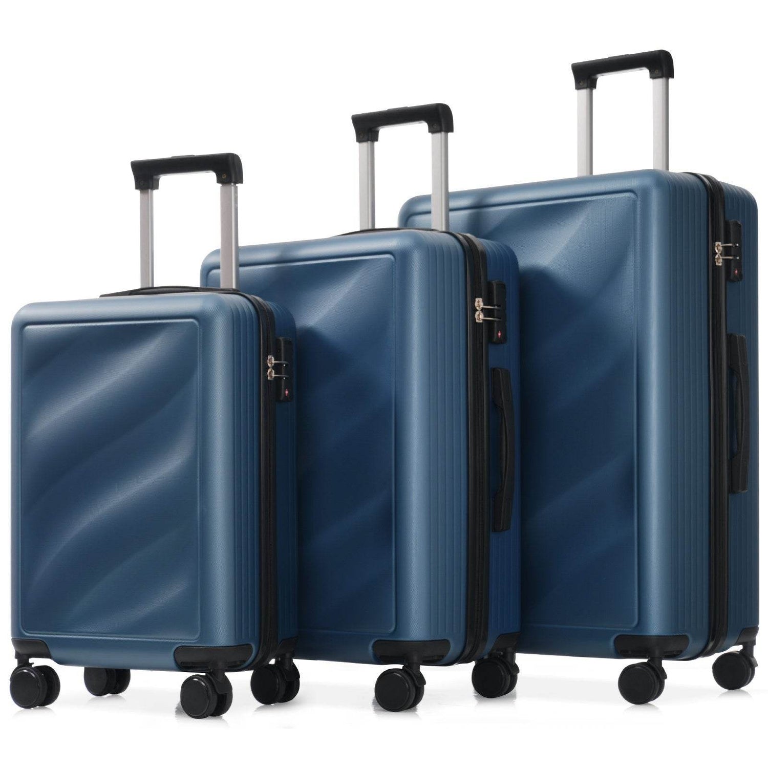 MLNshops Durable ABS Suitcase with TSA Lock Luggage Set Default
