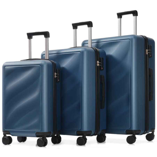 MLNshops Durable ABS Suitcase with TSA Lock Luggage Set Default