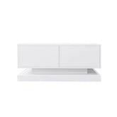 MLNshops Bluetooth Controlled Coffee Table with LED Lights