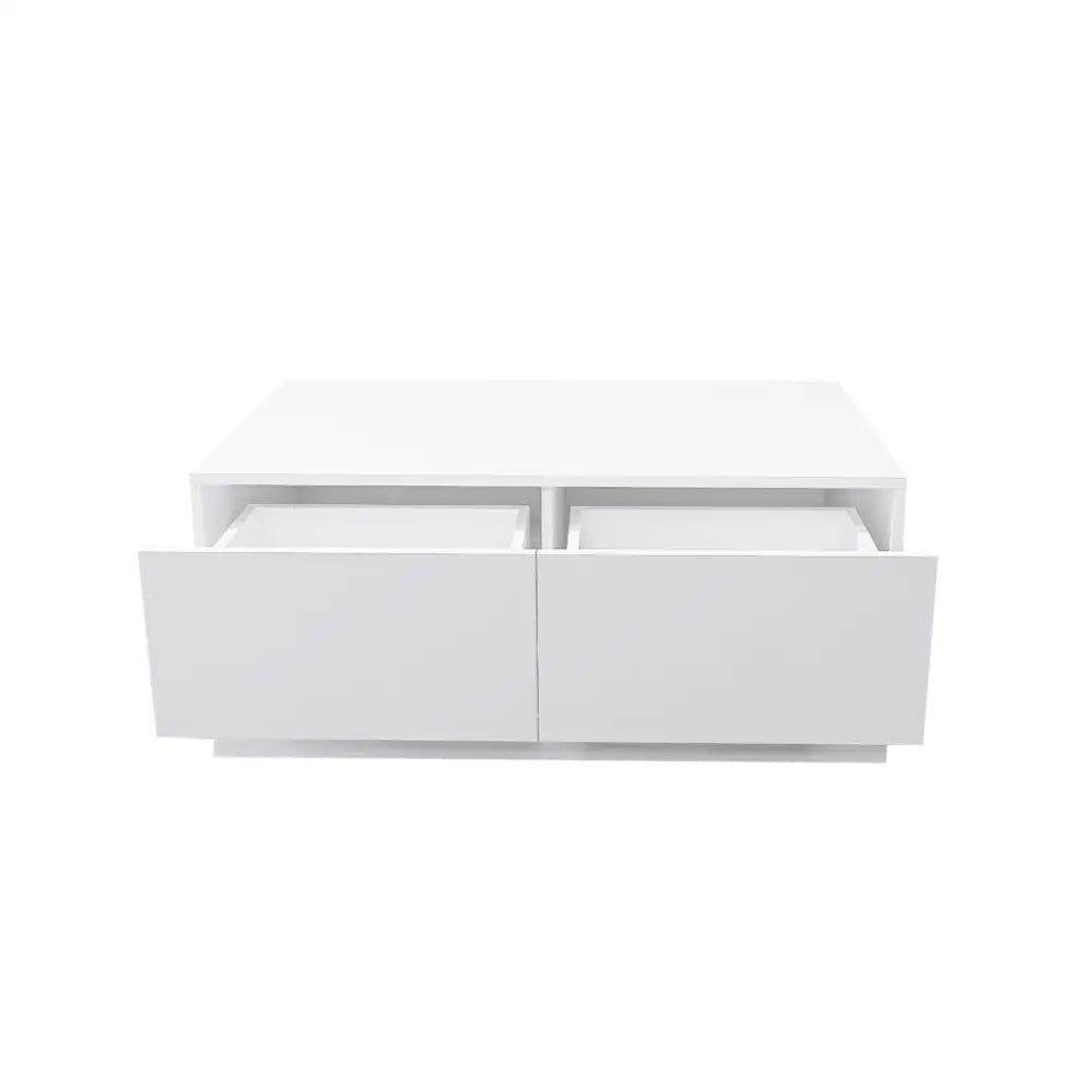 MLNshops Bluetooth Controlled Coffee Table with LED Lights