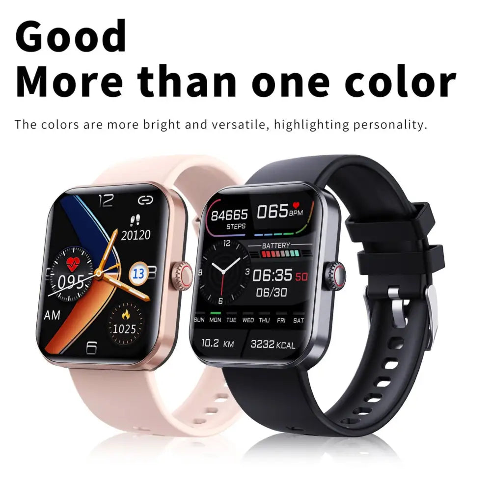 Bluetooth Smart Watch 1.9'' Blood Oxygen Test Smart Watch Heart Rate Monitoring MLNshops]