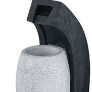 MLNshops Black and White Water Fountain for Home Decor