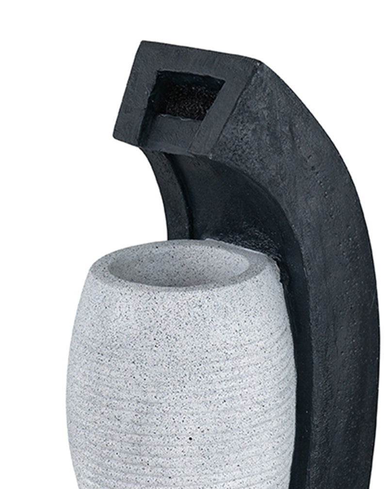 MLNshops Black and White Water Fountain for Home Decor