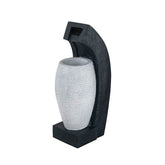 MLNshops Black and White Water Fountain for Home Decor