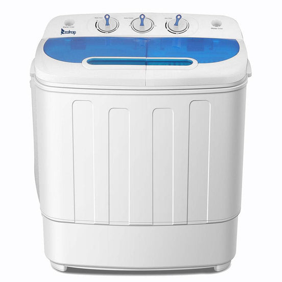 mlnshops Compact Twin Tub Washing Machine - Efficient & Portable