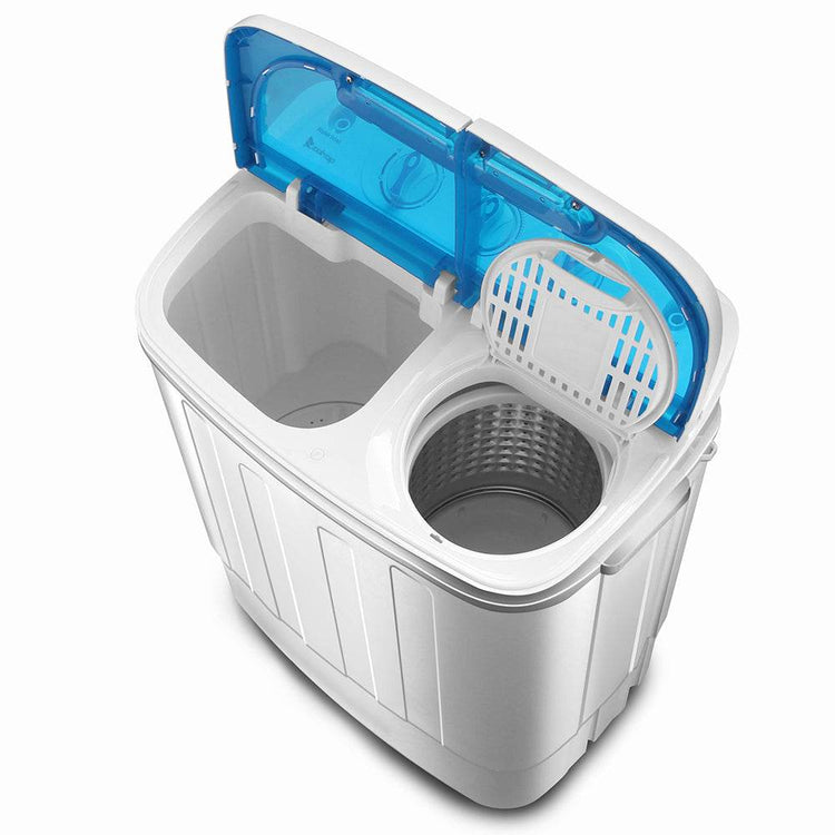 mlnshops Compact Twin Tub Washing Machine - Efficient & Portable