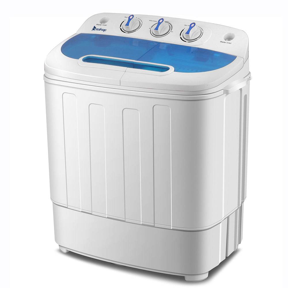 mlnshops Compact Twin Tub Washing Machine - Efficient & Portable