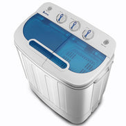 mlnshops Compact Twin Tub Washing Machine - Efficient & Portable