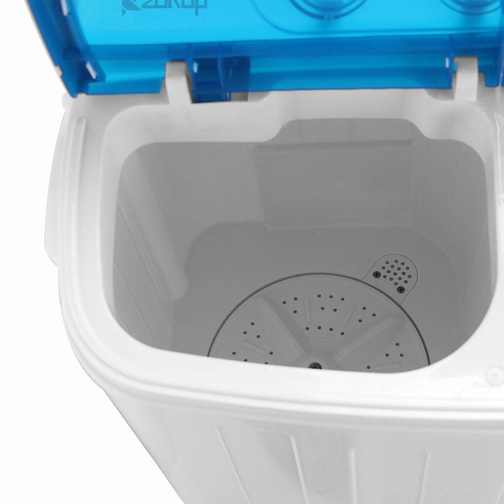 mlnshops Compact Twin Tub Washing Machine - Efficient & Portable