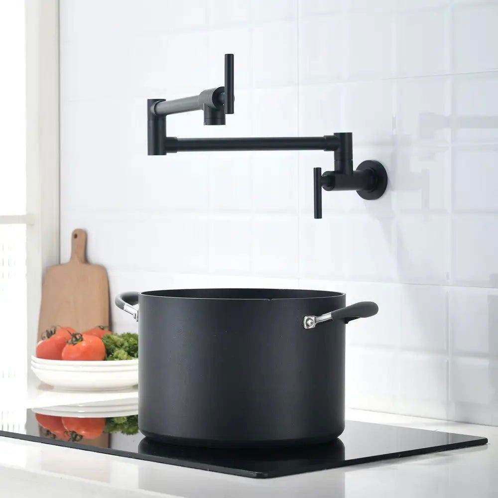 MLNshops Brass Wall Mount Pot Filler Faucet