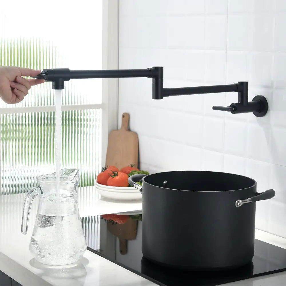 MLNshops Brass Wall Mount Pot Filler Faucet