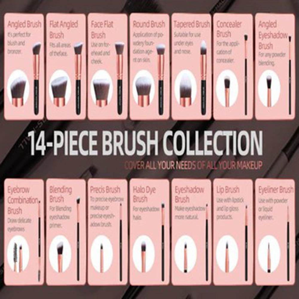 MLNshops Premium Makeup Brush Set for Flawless Beauty