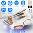 Cordless Mattress Vacuum Cleaner with 16KPA suction, dual-cup design, UVC light, and ultrasonic function for deep allergen removal.