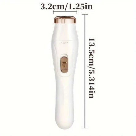 Dimensions of portable electric shaver for women