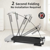 folding treadmill for home with LED display