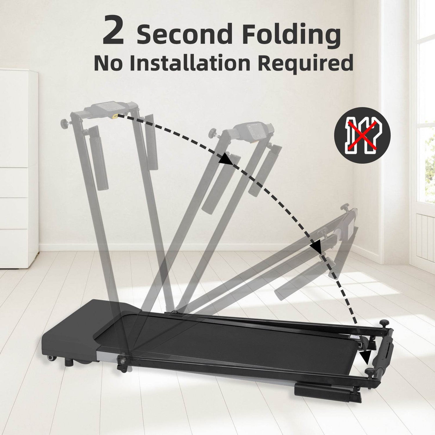 Ultimate Home Treadmill - Top-Rated LED Walking & Running Machine