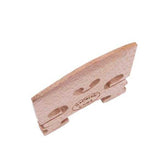 Wooden toy with a triangular shape on a white background