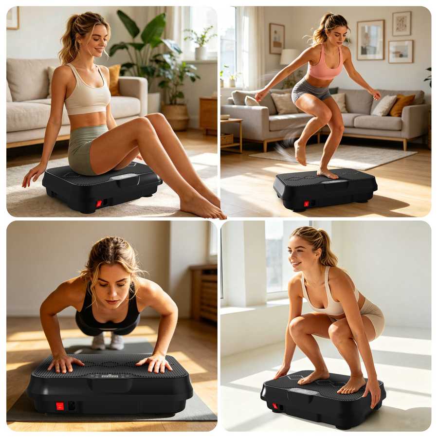 Vibration Plate Exercise Machine for Home Workouts