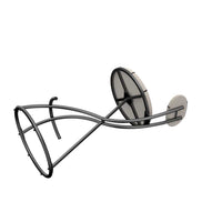 Upholstered Bar Stools Set of 2 Striped Counter Height Barstools Modern Velvet Dining Chairs for Kitchen Island, Living Room (Black & Stripe)